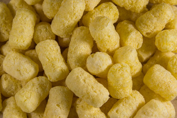 Background of the sweet corn sticks