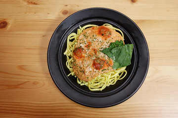 Creamy tomato sauce pasta