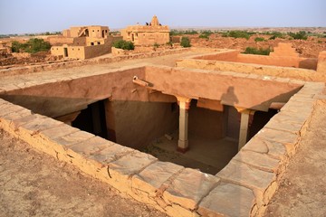 KULDHARA VILLAGE JAISALMER RAJASTHAN INDIA