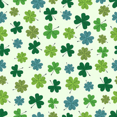 St. Patrick's Day Seamless Background. 