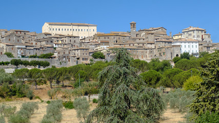 Panoramic view of Lugnano in Teverina (Umbria, Italy)
