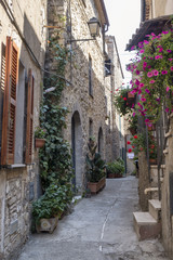 Obraz na płótnie Canvas Historic town of Lugnano in Teverina (Umbria, Italy)