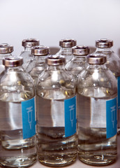 Vials of medicinal solution for the treatment of patients