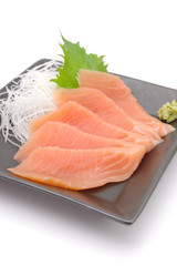 サーモンの刺身