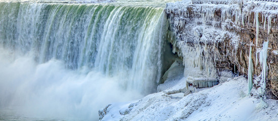 Frozen Niagara Falls Canada