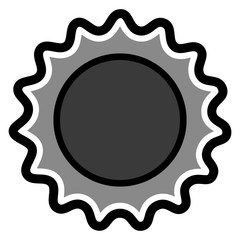 Bottle cap icon