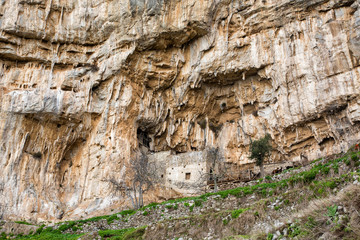 Sentiero degli Dei (Italy) - Trekking route from Agerola to Nocelle in Amalfi coast, called "The Path of the Gods" in Campania, Italy