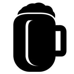 Isolated beer icon