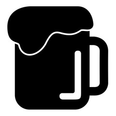 Isolated beer icon