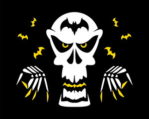 Monster zombie vampire attack