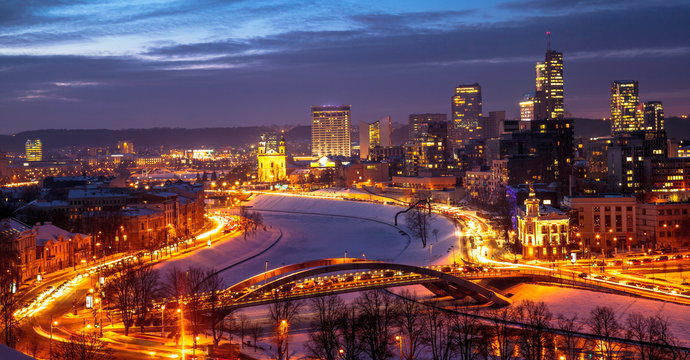 Vilnius at Night