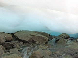 Grossvenediger Gletschereis