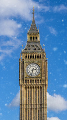 Fototapeta na wymiar Big Ben Tower in Winter