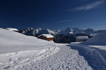 Winter in Belalp, Wallis (Switzerland)