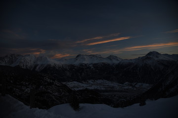 Winter in Belalp, Wallis (Switzerland)