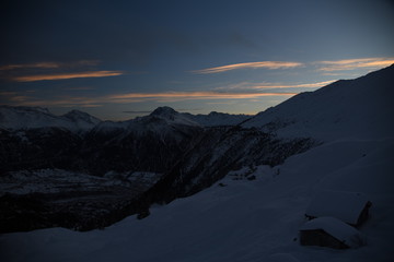 Winter in Belalp, Wallis (Switzerland)