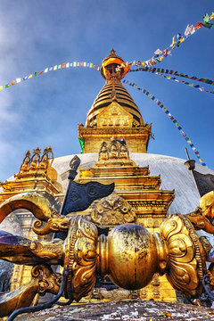 Main Stupa of Swayambhunath, Kathmandu, Nepal