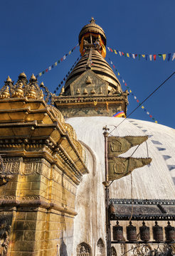 Main Stupa of Swayambhunath, Kathmandu, Nepal