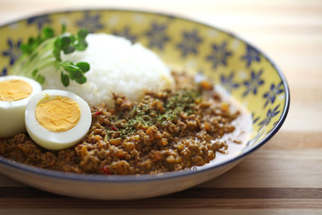 ドライカレー（keema curry）