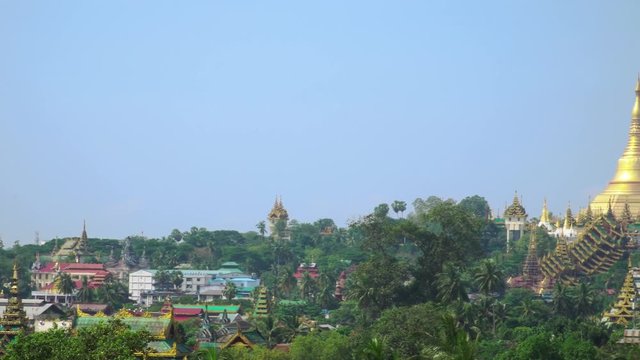 Shwedagon Pagoda in Myanmar