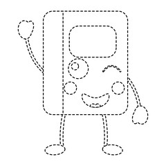 Fototapeta premium kawaii notebook school cartoon character vector illustration sticker design