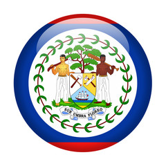 Belize Flag Vector Round Icon