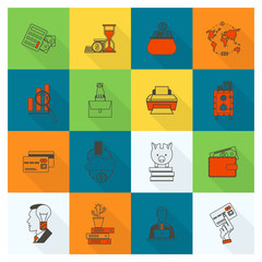 Business and Finance Icon Set