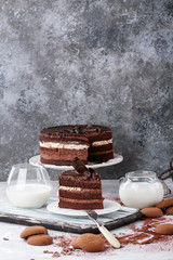 Home made chocolate cake