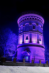 zimowa noc w Olsztynie-obserwatorium astronomiczne