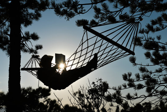 I reading in nature