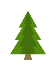 Christmas Tree Sign Board Spruce Icon