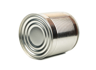 Tin can isolated