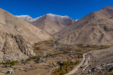 LEH, JAMMU & KASHMIR - INDIA - a 3.700 meters high plateau along the Indus Valley, right at the...