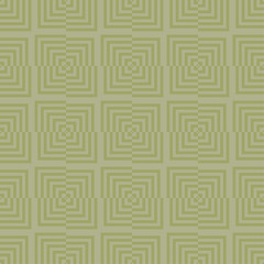 Olive green geometric seamless pattern