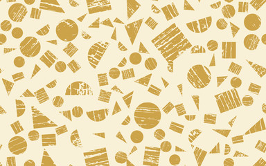 Seamless Background of Textured Geometric Elements