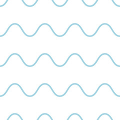 White and blue geometric seamless pattern