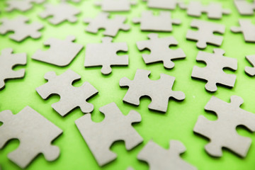 Obraz premium Find solution jigsaw puzzle