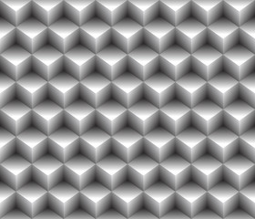 grey 3d cubes contour abstract geometrical seamless pattern background for wallpaper, pattern, web, blog, surface, textures, graphic & printing