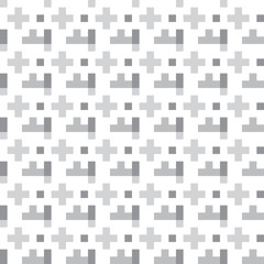 Abstract seamless pattern of geometric shapes. Simple forms.