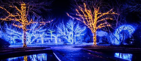 christmas season lights and decorations at daniel stowe gardens belmont ncac