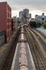 Obraz premium Vancouver Train Tracks