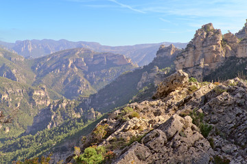 Natural park Els Ports. North of the Valencian community.