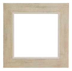 Empty picture frame with a hand painted finish