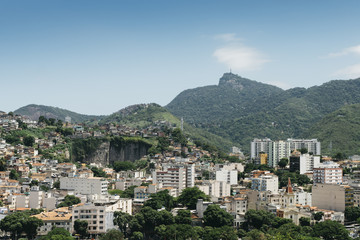 Fototapeta na wymiar Rio de Janeiro neighbourhood of Tijuca