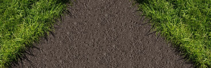 Composite image of white green grass