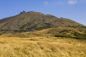 The highest peak of The Czech Republic - Snezka, Krkonose 