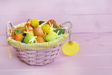 easter eggs background