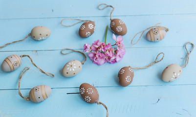Easter Eggs Background