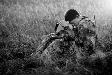 US Soldier With PTSD