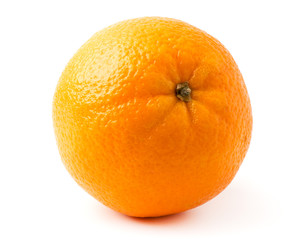 Ripe orange, closeup.